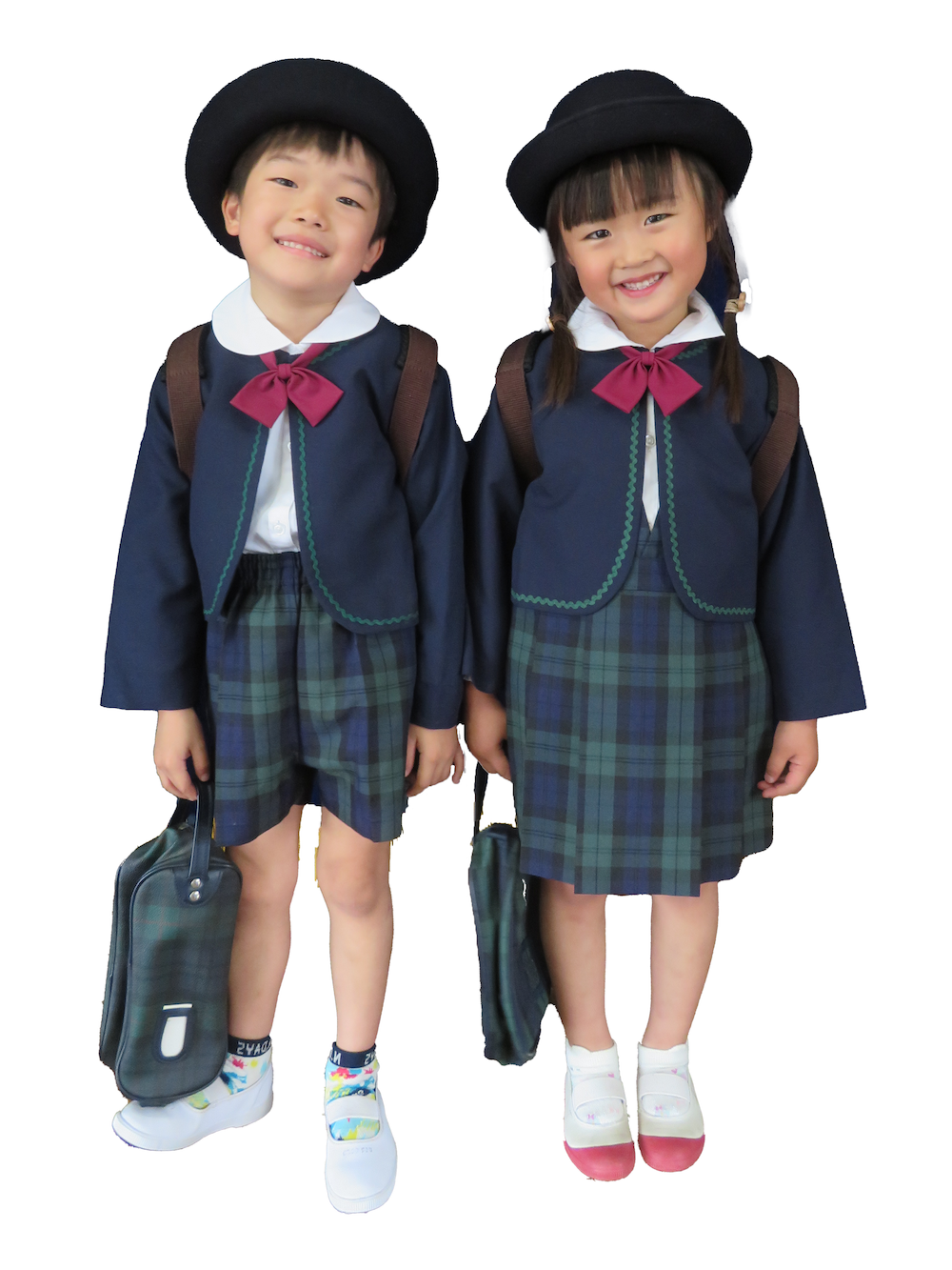 白ゆり幼稚園冬の制服