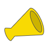 白ゆり幼稚園のメガホンのアイコン
